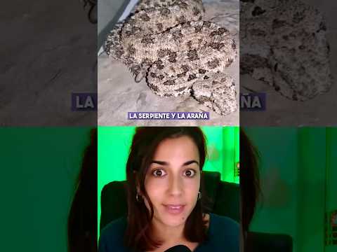 Esta serpiente oculta algo MUY inquietante... 🕷️