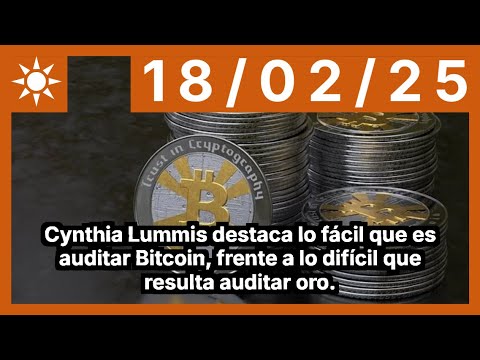 Cynthia Lummis destaca lo fácil que es auditar Bitcoin, frente a lo difícil que resulta auditar oro.