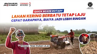 Lahan Kering Berbatu Kini Bukan Lagi Kendala, Tetap Cepat Garapnya. Petani Makin Untung!