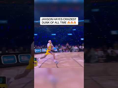 JAXSON HAYES OMG #nba #basketball #nbaallstarweekend #sports #shorts #nbaallstar
