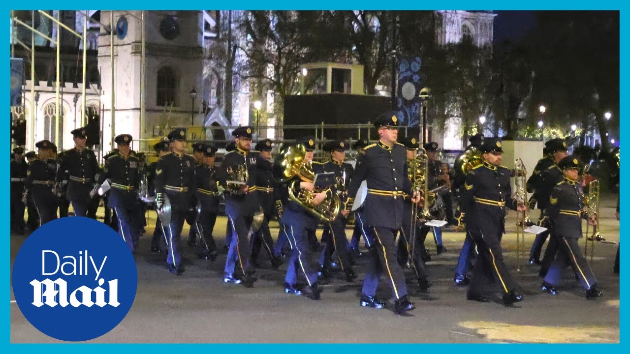 King Charles III’s Coronation: Troops march across London for rehearsal