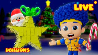LIVE – Santa’s Gifts & Christmas Piñata Party | Kids Christmas Songs