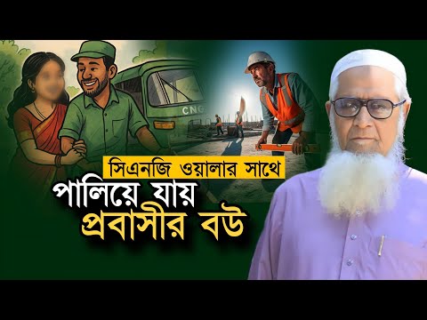 সিএনজি ওয়ালার সাথে প্রবাসীর বউ | আল্লামা লুৎফর রহমান Allama Lutfur Rahman Waz