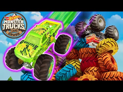 Hot Wheels Monster Trucks | Desafíos Gigantes, Carreras Explosivas y Batallas de Monstruos! 🛻🔥🏁