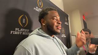 OU Football: Febechi Nwaiwu Postgame Interview | Alabama 34, Oklahoma 24