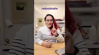 What does REDOUBTABLE mean? 🤔 #learnwithlyqa #wordoftheday #vocabulary #CSEReview
