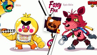 PERFEIÇÃO! SE O BRAWL STARS FIZESSE PARCERIA COM FNAF! Analisando conceitos 