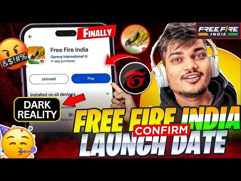 🥳 Free Fire India Launch Date 😱 Free Fire India Release Date 🤯 Free Fire India Kab Aayega