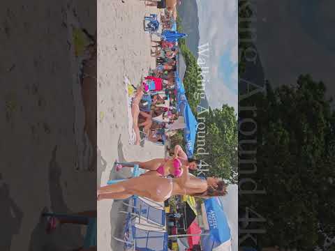 🏖️ Beach Walk, Maresias, São Paulo | Brazil #shorts  #beach #praia #travel #beachbrasil