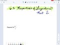 Logarithmic Expressions and Properties