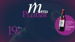 Menus 2015 - Noël et nouvel an - Menu Plaisir