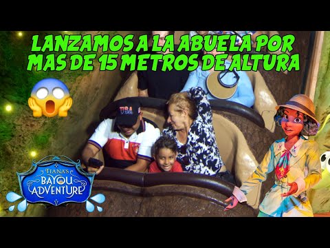 SUBIMOS A LA ABUELA DE 74 AÑOS A TIANAS BAYOU ADVENTURE EN DISNEYWORLD 😱😱😱 #isidroaventuras