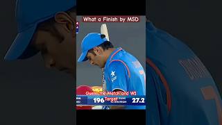 What a Finish by MSD #cricket #msdhoni #dhoni #cricketlover