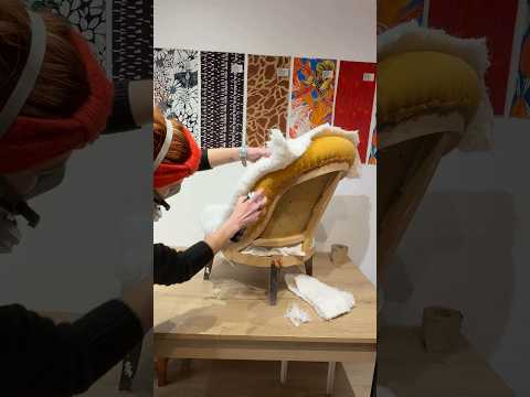 PRESQUE fini j’ai hâte #tuto #meuble #fauteuil #deco #decoration #reno #renovation #upcycling