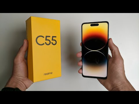 فتح علبة هاتف ريلمي سي 55 شبيه الايفون😱 | realme C55