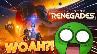 STAR WARS IN DESTINY 2! | Destiny 2 Renegades Live Reaction!