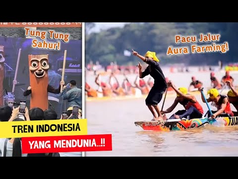 Pacu Jalur Aura Farming..!! Inilah Kumpulan Trend Indonesia Yang Mendunia!!