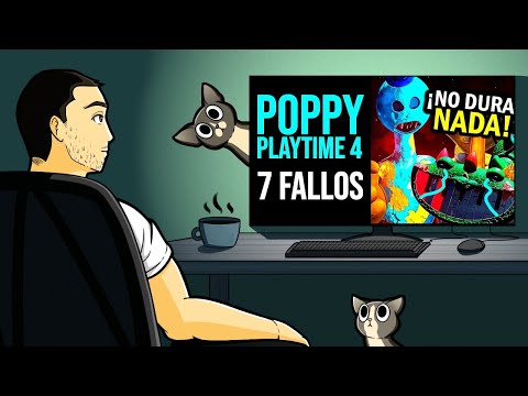 El Terror de Pepe REACCIONA A POPPY PLAYTIME: 7 FALLOS (Bien Feos) del CAPITULO 4