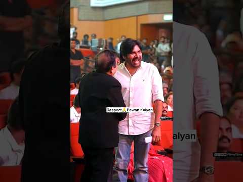 Respect ๐ Pawan Kalyan at Brahmanandam ๐ #pawanklyan #crazynayakvlogs #shorts