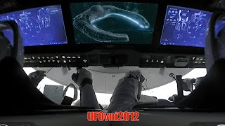 OVNI noir près de l'équipage SpaceX Crew 11