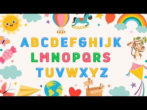 Aprendendo o alfabeto infantil| abc infantil| alfabeto em português de A a Z.