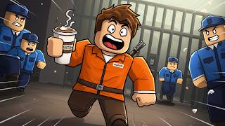 🏃‍♂️ هربت من السجن بشربة كابتشينو!؟ 🤣 | Cappuccino Assassino Prison Run | #روبلكس