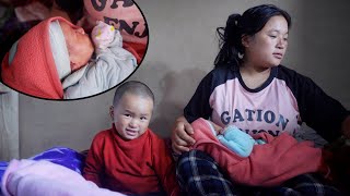 Jonson's new haircut and "CHAWAHANG" II Jina is happy with lovely Son's@AloneAdhirajnepal