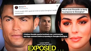 CAUGHT! Ronaldo’s Proposal BACKFIRES After RESURFACED Clip