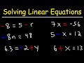 Solving Linear Equations