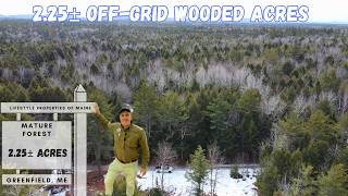 Affordable Off-Grid Land Near Bangor| Maine Real Estate