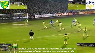 NORWICH CITY FC V EVERTON FC – FOOTBALL LEAGUE CUP 4TH ROUND – CARROW RD – 19TH NOVEMBER 1986