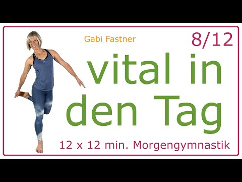 8/12 🌷 12 min. vital in den Tag | Brain - Fitness, Körper und Kopf hellwach, ohne Geräte, im Stehen
