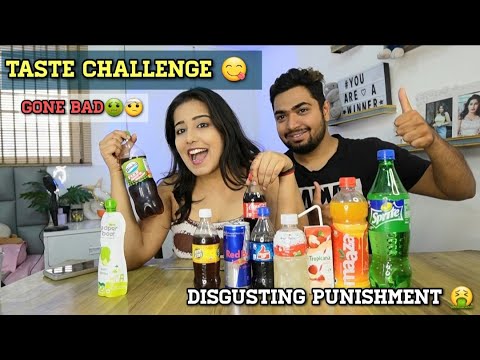 DRINKS TASTE CHALLENGE😛 | BLIND FOLD | DISGUSTING PUNISHMENT 🤮 | GONE BAD! | HILARIOUS 😂