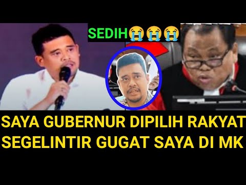 SAYA GUBERNUR DIPILIH RAKYAT SEGELINTIR GUGAT SAYA DI MK SEDIH😭