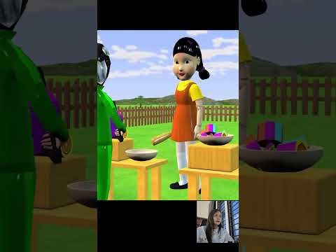 Scary Teacher 3D Cutting Rainbow Candy Small Pieces Nice Or Error Challenge Tani Winner #shorts