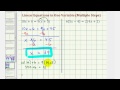 Solving Linear Equations Concepts
