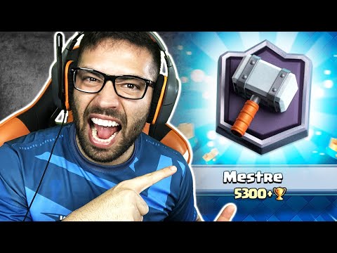 MELHOR DECK PARA CHEGAR NA LIGA MESTRE NO CLASH ROYALE!