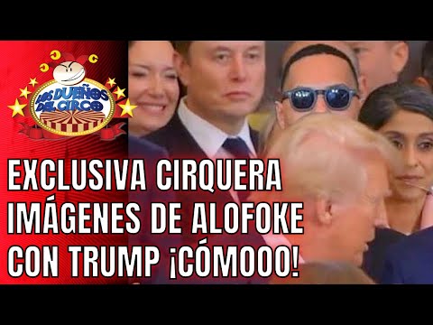 EXCLUSIVA CIRQUERA IMÁGENES DE ALOFOKE CON TRUMP EN FIESTA ANOCHE Y PERIODISTA ENVIDIOSA LO ACABA