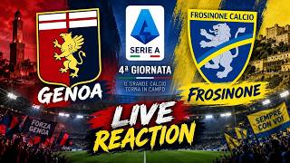 GENOA-FROSINONE: LIVE REACTION