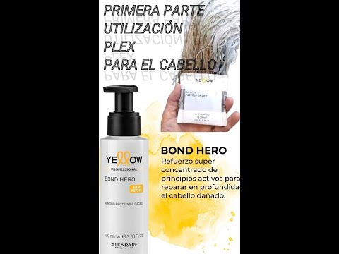 PROBANDO PLEX PARA EL CABELLO #peluquería #productos #pelo #cabello #decoloración