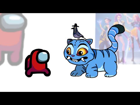 Mini Crewmate Kills KPop Demon Hunters Characters | Among Us