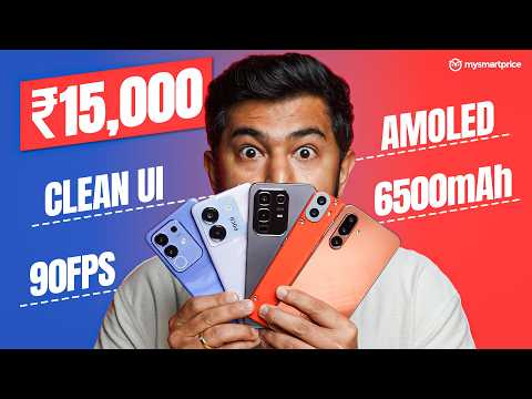 Top 5 Best Phones Under 15000 | 6500 mAh Battery | Triple Camera & 90FPS Gaming