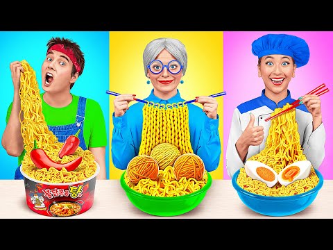 أنا مقابل جدتي في تحدي تحضير الطعام | من سيفوز في معركة المطبخ السرية Multi DO Challenge