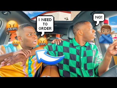 IGNORING MY BOYFRIENDS DRIVE THRU ORDER *REVENGE PRANK*