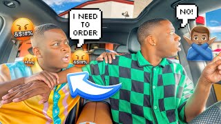 IGNORING MY BOYFRIENDS DRIVE THRU ORDER *REVENGE PRANK*