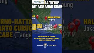 Kemenhub Siapkan Bandara Alternatif Imbas Erupsi Krakatau #shorts