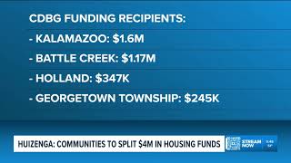 WZZM: Huizenga Announces $4 Million in Affordable Housing Funding