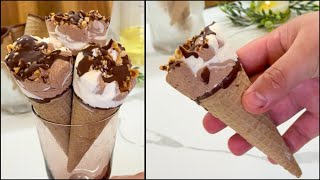 أروووع فكرة ايس كريم😍 كورنيطو صنع منزلي راح ديروا بيهم حالة هاذ الصيف