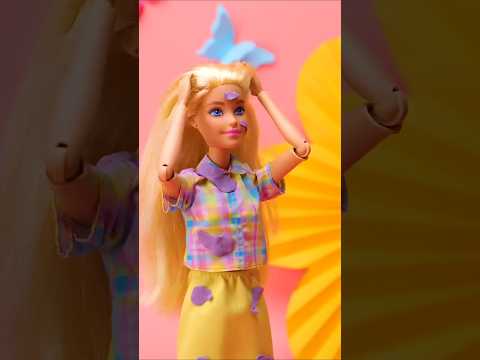 Barbie’s Out of Clean Clothes?! 🧺✨ Let’s Craft a Washing Machine! #diy #papercraft #shorts