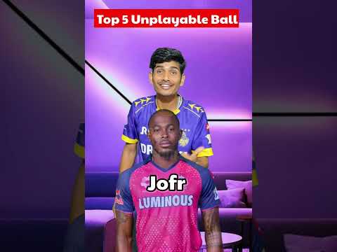 Top 5 Unplayable Ball 💀ft.Bumrah,Jofra,Siraj #shorts #cricket #trending